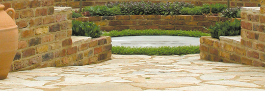 Tidy and clean backyard paving